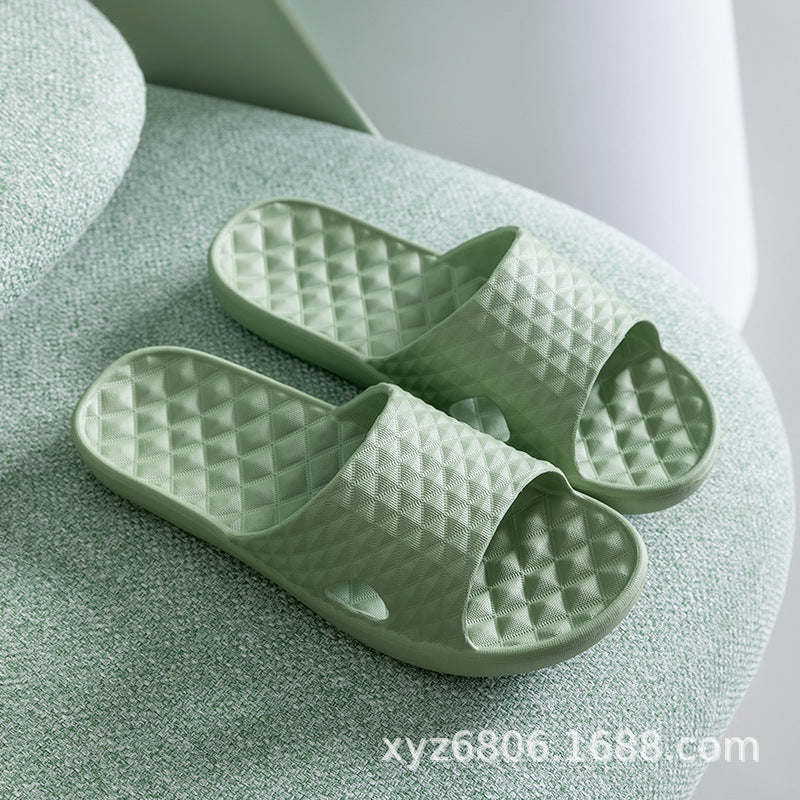 New style sandals and slippers women summer indoor home thick bottom high elastic couple sandals men's bathroom non-slip massage slippers