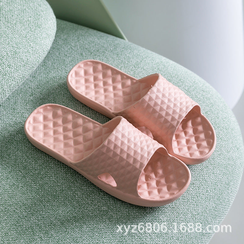 New style sandals and slippers women summer indoor home thick bottom high elastic couple sandals men's bathroom non-slip massage slippers
