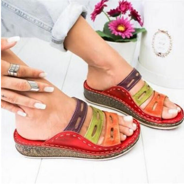 Wish new listing 2019 factory wholesale 40-43 size viscose shoes shoes women's shoes women's foreign trade