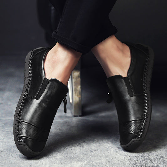 Spring and Summer Men's Casual Cross-border Large Size 2020 Men's Shoes Leather Shoes Men's Leather Shoes Casual Shoes New Products