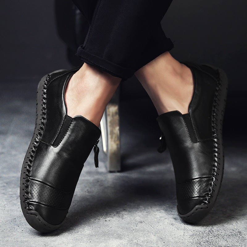 Spring and Summer Men's Casual Cross-border Large Size 2020 Men's Shoes Leather Shoes Men's Leather Shoes Casual Shoes New Products
