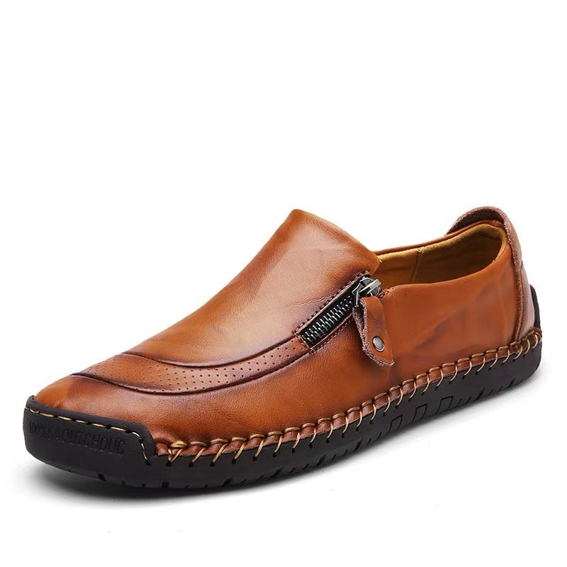 Spring and Summer Men's Casual Cross-border Large Size 2020 Men's Shoes Leather Shoes Men's Leather Shoes Casual Shoes New Products
