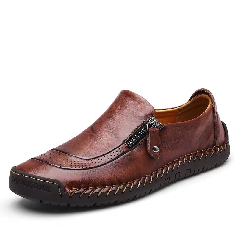 Spring and Summer Men's Casual Cross-border Large Size 2020 Men's Shoes Leather Shoes Men's Leather Shoes Casual Shoes New Products