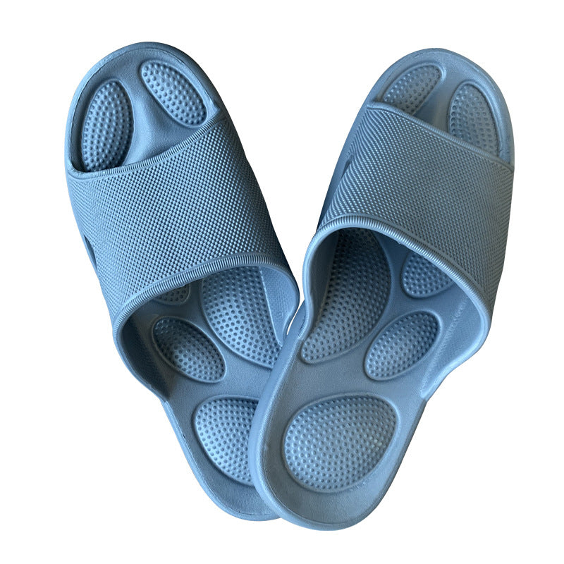 New style sandals and slippers women summer indoor home thick bottom high elastic couple sandals men's bathroom non-slip massage slippers