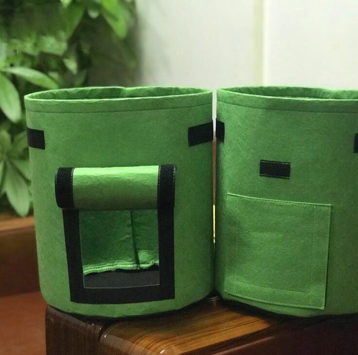 Cloth art flower pot