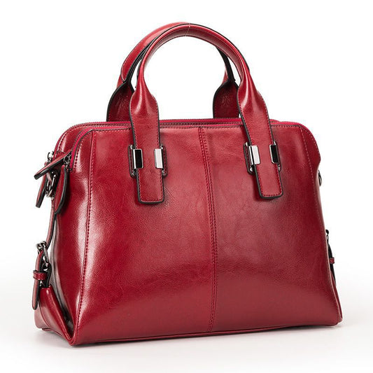 European and American fashion leather handbags handbags large bags 2020 new simple leather messenger bag wish supply batch