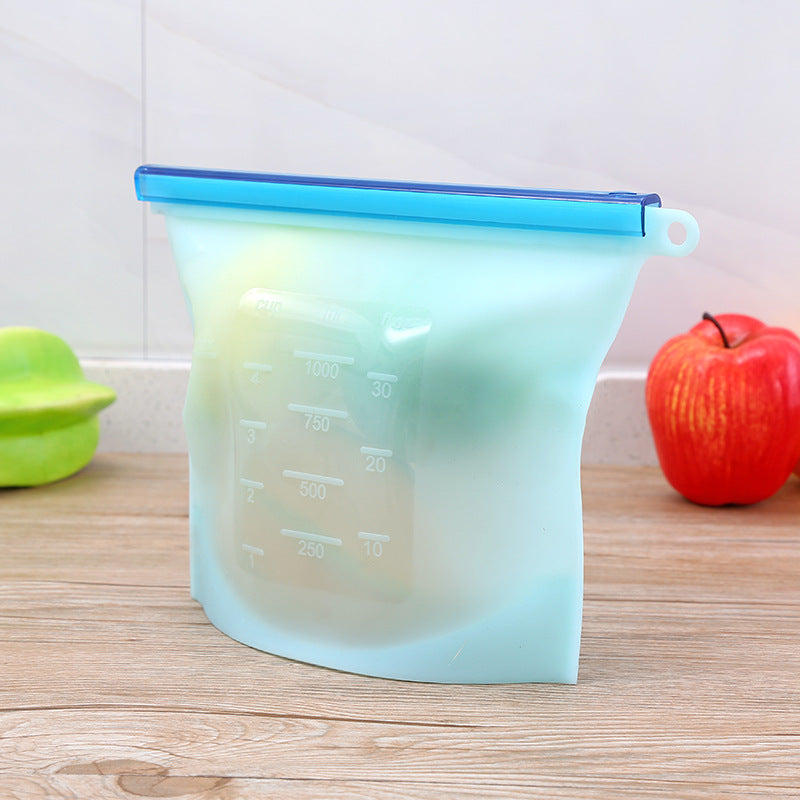 A2535 silicone fresh-keeping bag vacuum sealed bag food bag food storage bag fruit refrigerator storage