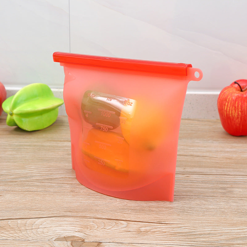A2535 silicone fresh-keeping bag vacuum sealed bag food bag food storage bag fruit refrigerator storage