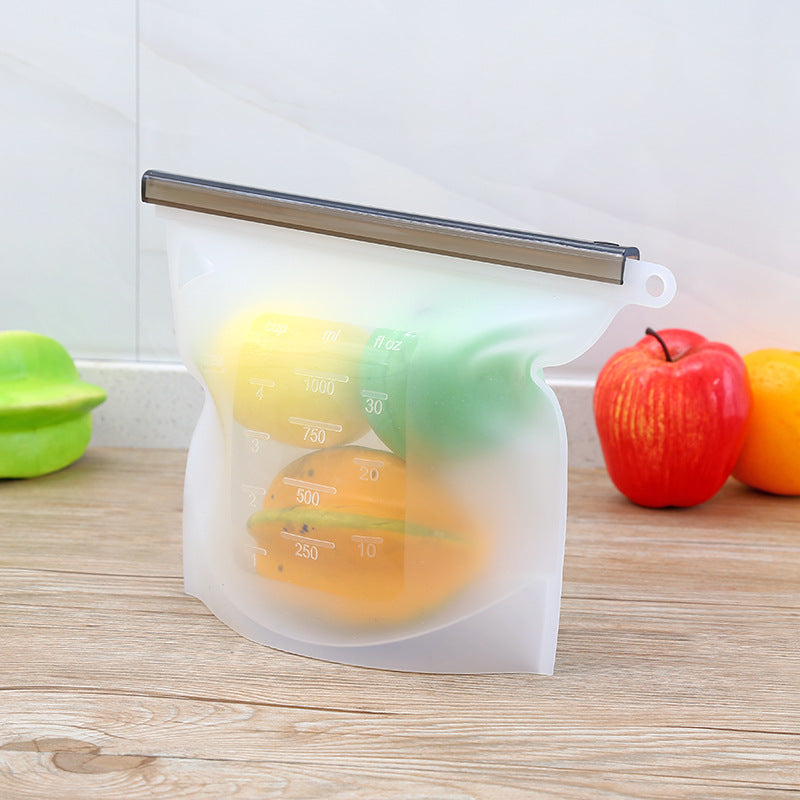 A2535 silicone fresh-keeping bag vacuum sealed bag food bag food storage bag fruit refrigerator storage