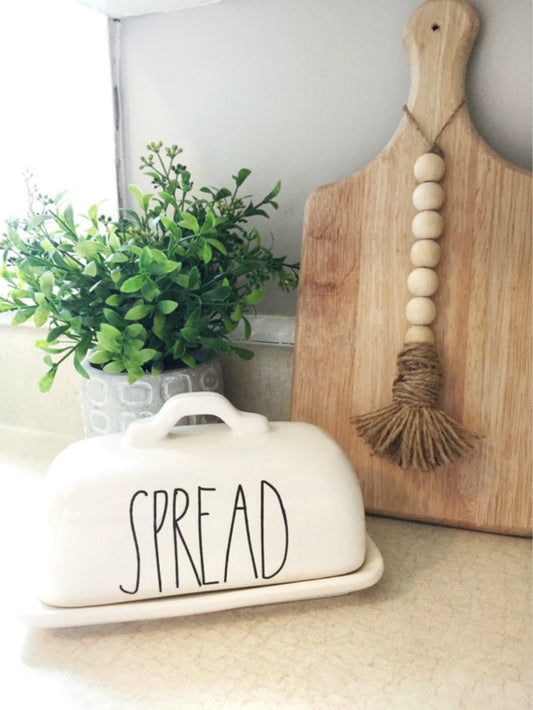 Nordic pastoral style hemp rope tassel decoration wooden beads wall hanging home crafts handmade tassel wall hanging ornaments