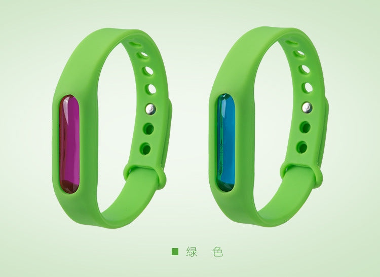 Cartoon mosquito repellent bracelet plant essential oil silicone infant anti-mosquito formula can be customized for children adult universal