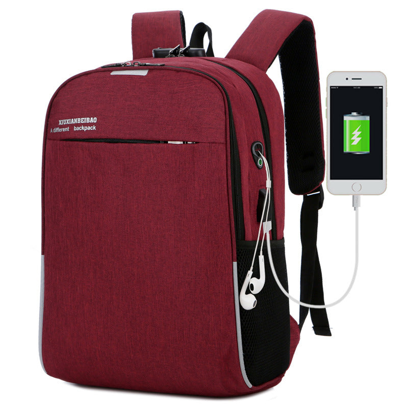 USB Charging Laptop Backpack 15.6 inch Anti Theft Women Men School Bags For Teenage Girls College Travel Backpack Nylon