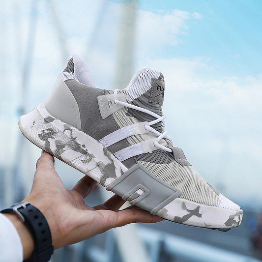 Shoes Men's Trendy Shoes Summer Wild Casual Sports Shoes Youth Trend Running Shoes Korean Breathable Student Camouflage Shoes