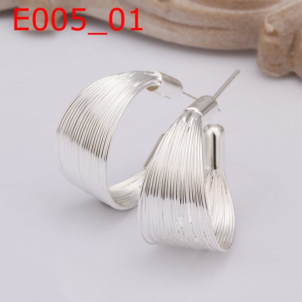 925 sterling silver high-quality bangle bracelet earrings ring fashion jewelry Sets