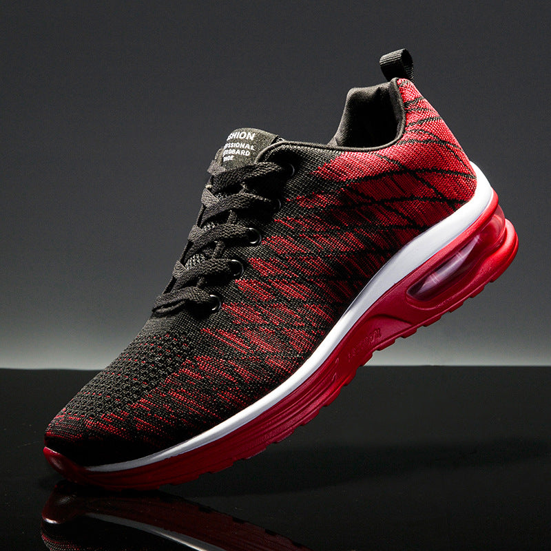 Men's shoes summer breathable sports shoes flying woven casual shoes men's large size shoes men's wild Korean fashion trend casual shoes