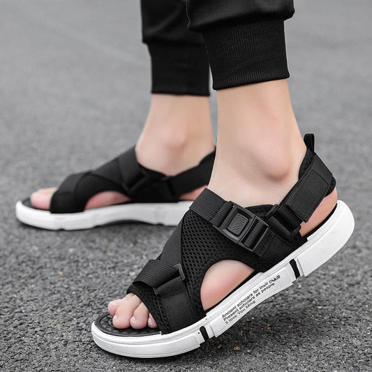 Men's sandals 2021 new summer trend for outer wear non-slip wear-resistant beach shoes dual-use casual sports sandals and slippers