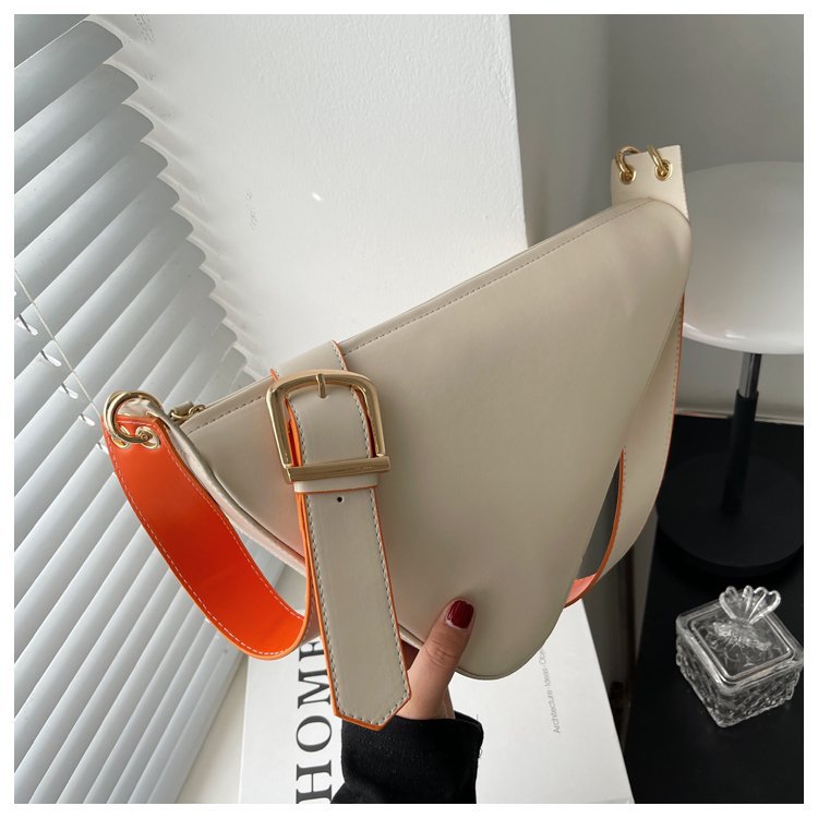 Women Small Triangle PU Leather Crossbody Sling Bags 2022 Summer Designer Brand Shoulder Side Bag Female Luxury Handbags