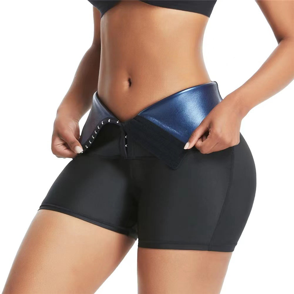 Cross-border sweat pants, European and American breasted belly shorts