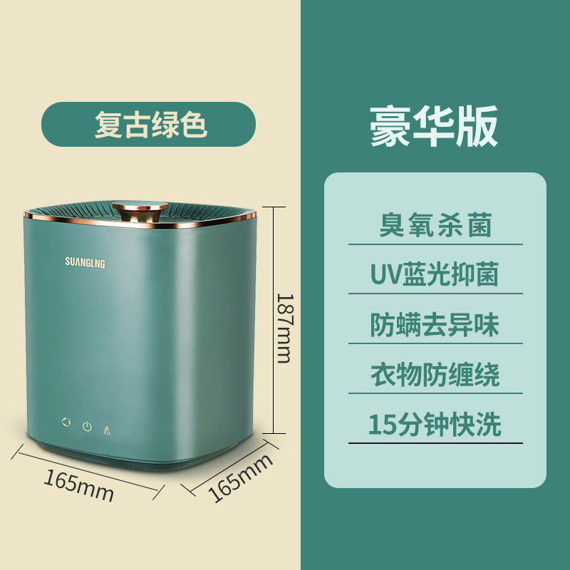 SUANGLNG Shuangling Smart Sock Washing Machine Dorm Travel Mini Underwear Washing Machine UV Bionic Hand Wash