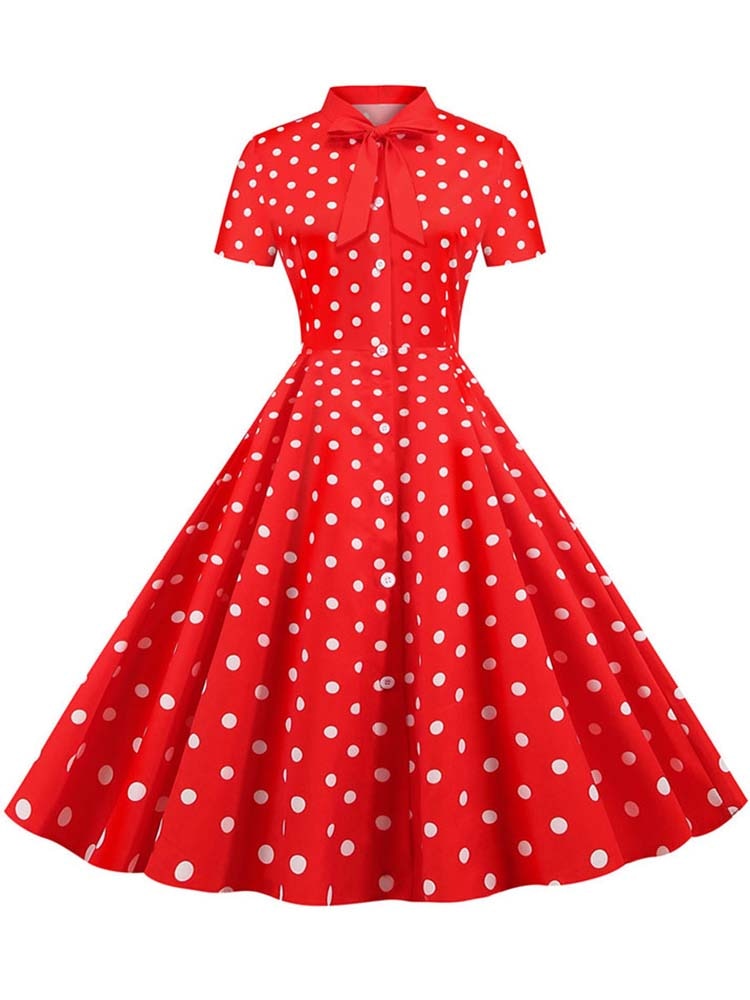 Summer Dress 2022 Women Elegant Vintage Short Sleeve