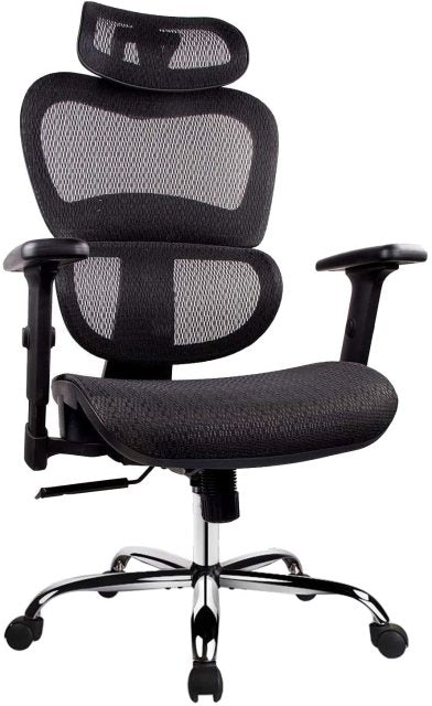 Office Chair Ergonomics Mesh Chair Computer Chair Desk Chair High Back Chair gaming chair With Adjustable Headrest and Armrests