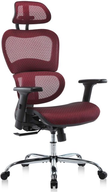Office Chair Ergonomics Mesh Chair Computer Chair Desk Chair High Back Chair gaming chair With Adjustable Headrest and Armrests