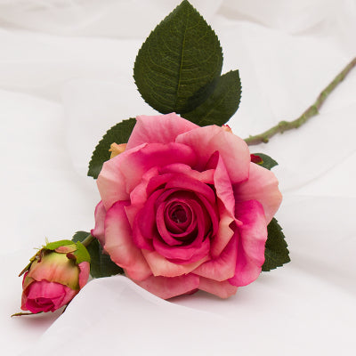 Bride Wedding Bouquet Real Touch Rose Flower Artificial Silk Rose Marriage Home Wedding Party Flower Decor