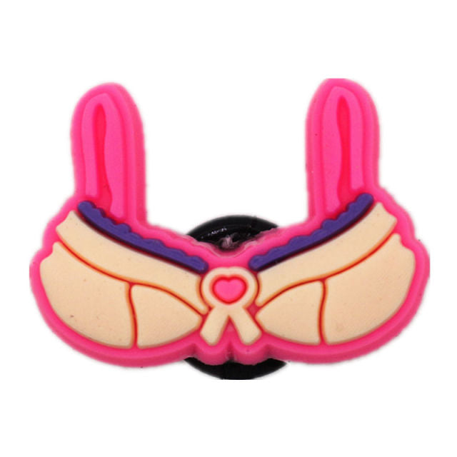 23 Kinds of Fashion Sweet Style Shoe Charms Accessories Cute Girl Series PVC Shoe Decoration for Croc jibz Kids Party X-mas Gift