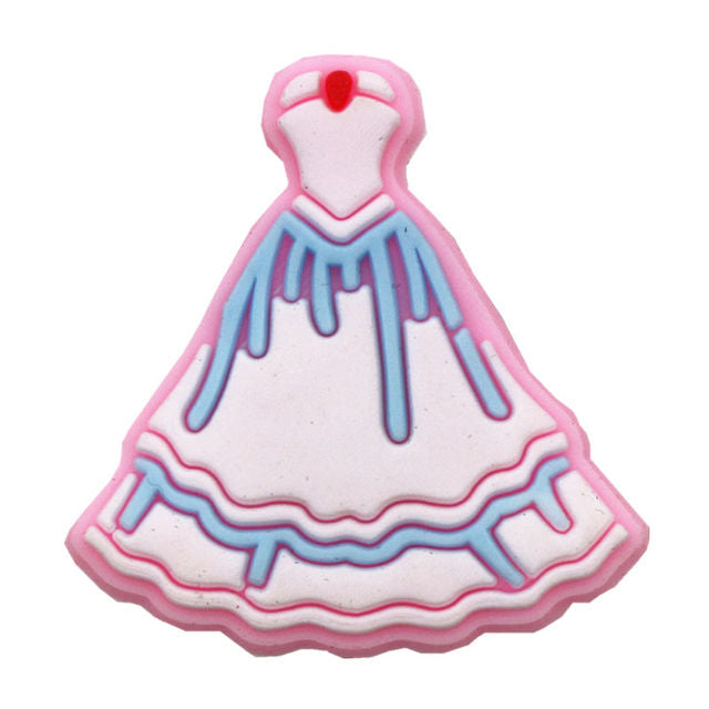 23 Kinds of Fashion Sweet Style Shoe Charms Accessories Cute Girl Series PVC Shoe Decoration for Croc jibz Kids Party X-mas Gift