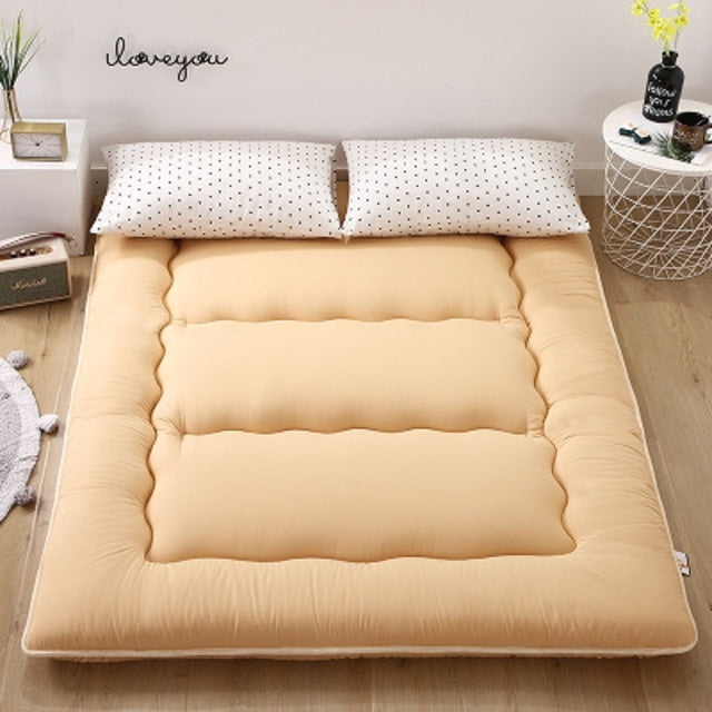 Foldable mats Can be used on floor and bed  mattress  Single and double student mattress Superior tatami comfortable
