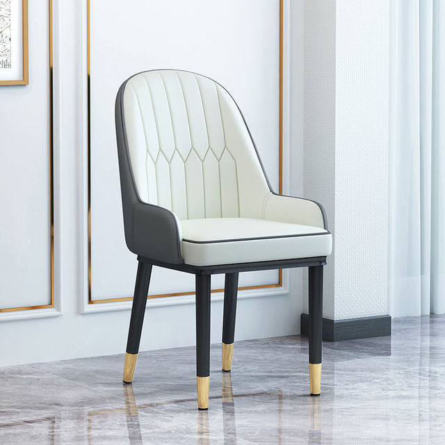 Living Room Furniture Design Armchairs Nordic Luxury Chair Metal Leather Material Dining Room Chairs Leisure Computer Stool