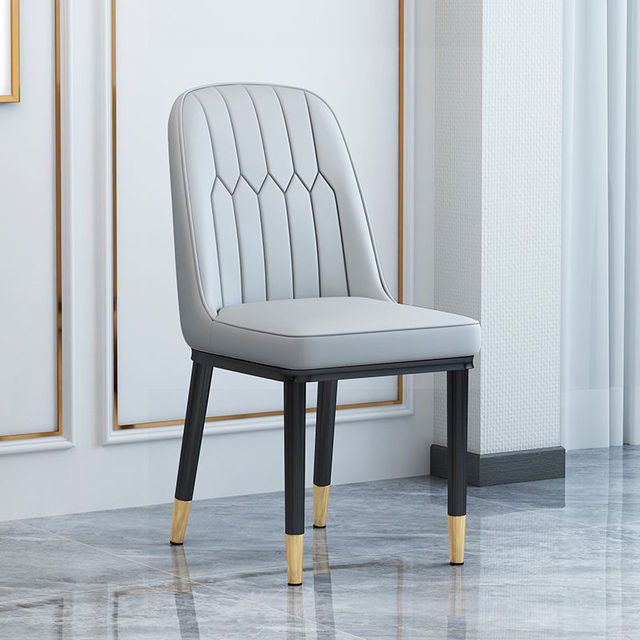 Living Room Furniture Design Armchairs Nordic Luxury Chair Metal Leather Material Dining Room Chairs Leisure Computer Stool