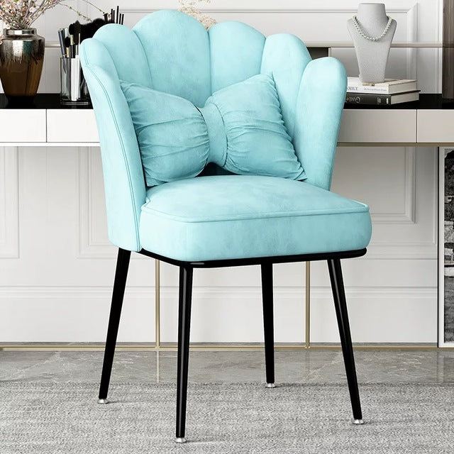 Modern Nordic Armchair living room furniture flannel Single seat Sofas bedroom balcony lounge Makeup Backrest chair