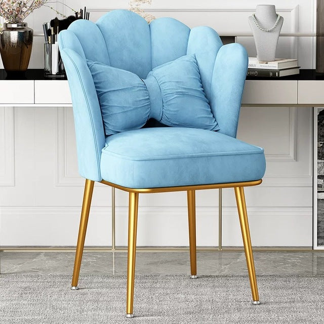 Modern Nordic Armchair living room furniture flannel Single seat Sofas bedroom balcony lounge Makeup Backrest chair