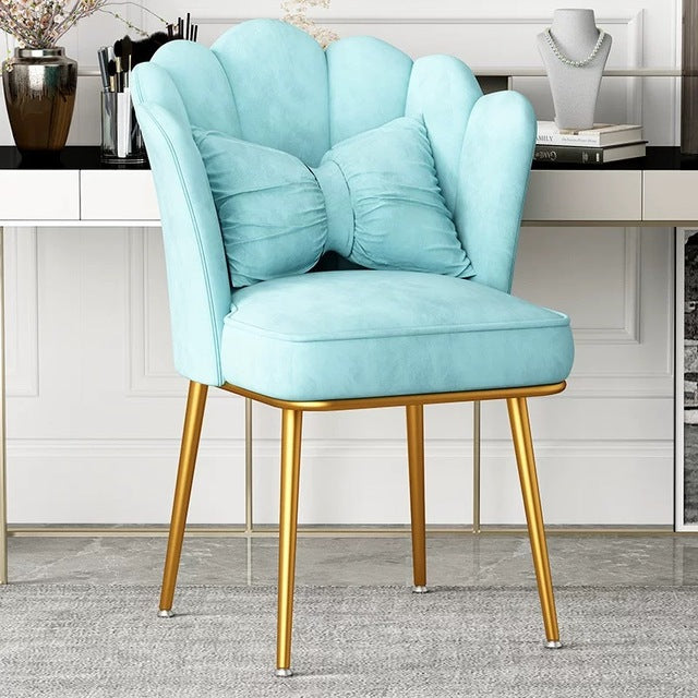 Modern Nordic Armchair living room furniture flannel Single seat Sofas bedroom balcony lounge Makeup Backrest chair