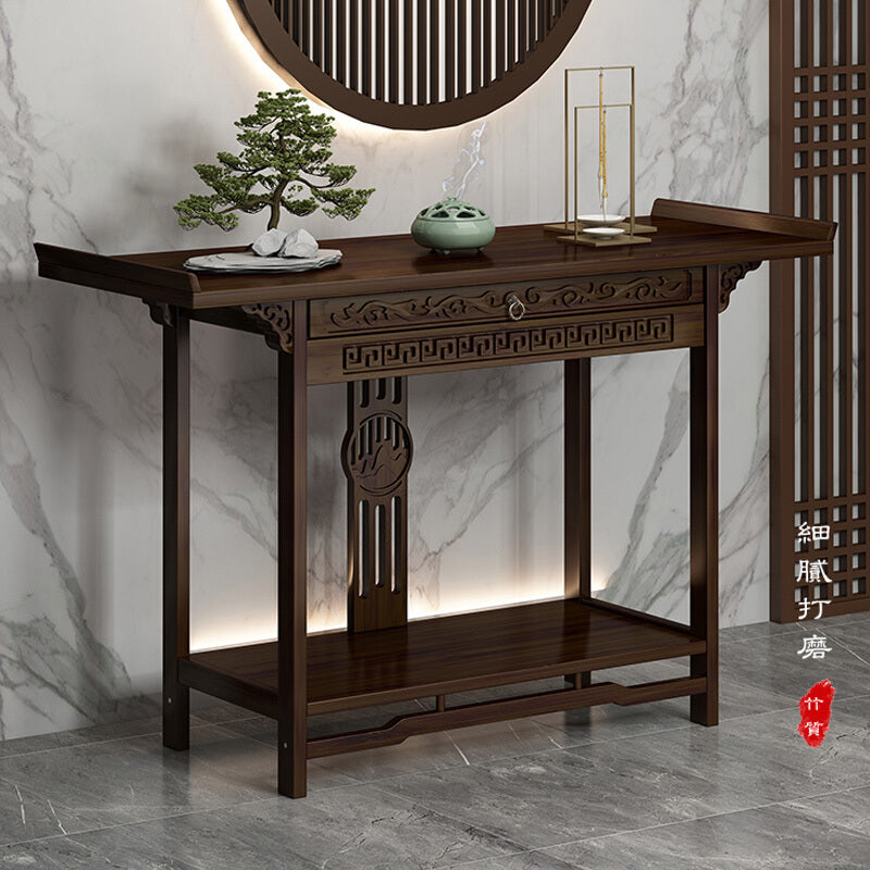 Chinese Style Porch Desk, Light Luxurious Desk Sitting Room Porch Ark, Desk Table