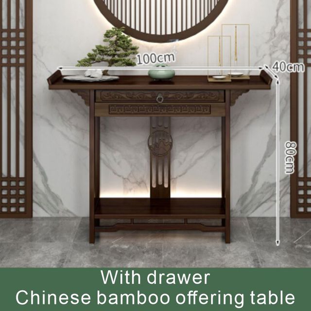 Chinese Style Porch Desk, Light Luxurious Desk Sitting Room Porch Ark, Desk Table