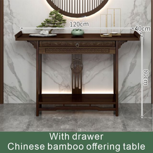 Chinese Style Porch Desk, Light Luxurious Desk Sitting Room Porch Ark, Desk Table