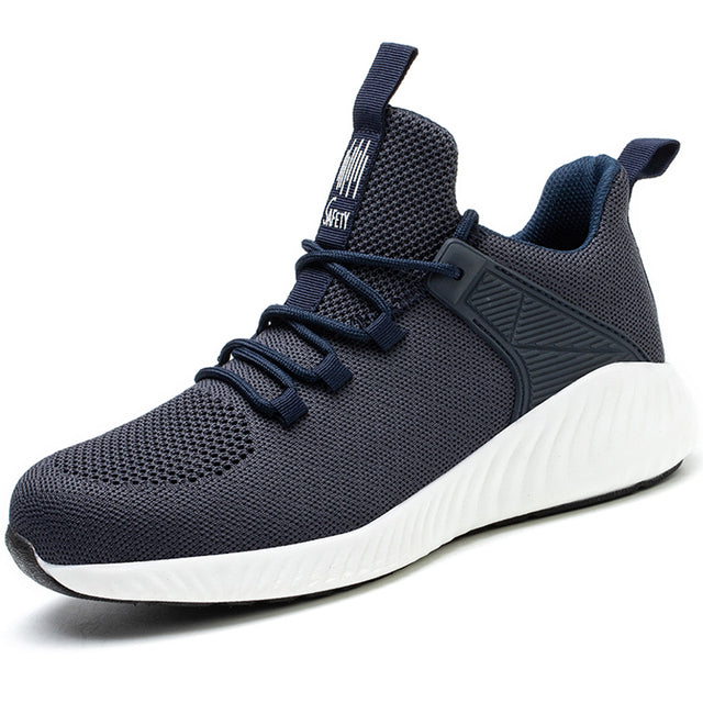 Men Work Safety Shoes Anti-puncture Working Sneakers Male Indestructible Work Shoes Men Boots Lightweight Men Shoes Safety Boots