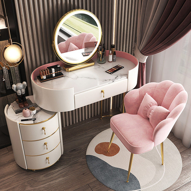 Dressing Table Bedroom Modern Minimalist Multifunctional Storage Cabinet Makeup Cabinet Bedroom Furniture Home Furniture Vanity