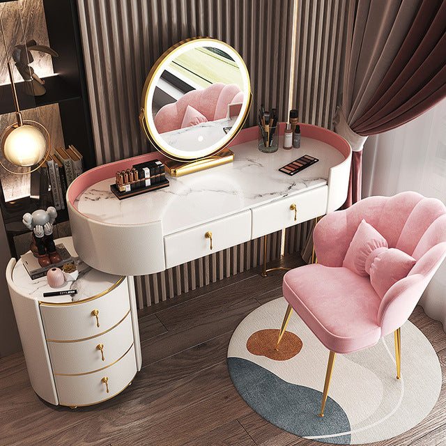 Dressing Table Bedroom Modern Minimalist Multifunctional Storage Cabinet Makeup Cabinet Bedroom Furniture Home Furniture Vanity