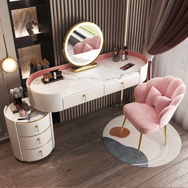 Dressing Table Bedroom Modern Minimalist Multifunctional Storage Cabinet Makeup Cabinet Bedroom Furniture Home Furniture Vanity