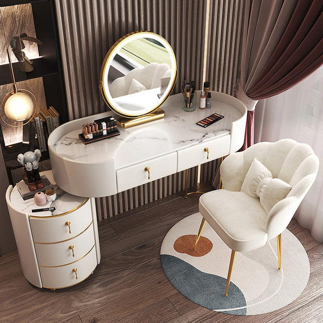 Dressing Table Bedroom Modern Minimalist Multifunctional Storage Cabinet Makeup Cabinet Bedroom Furniture Home Furniture Vanity