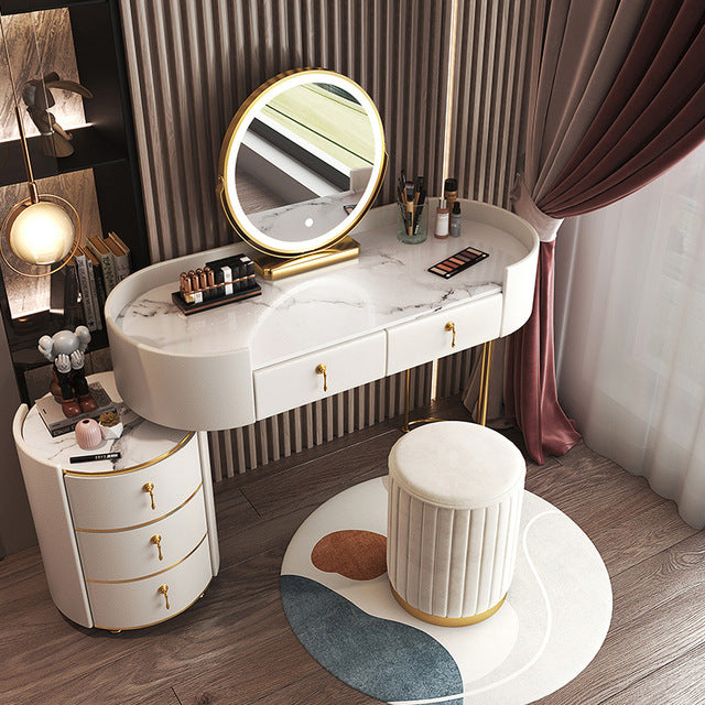 Dressing Table Bedroom Modern Minimalist Multifunctional Storage Cabinet Makeup Cabinet Bedroom Furniture Home Furniture Vanity