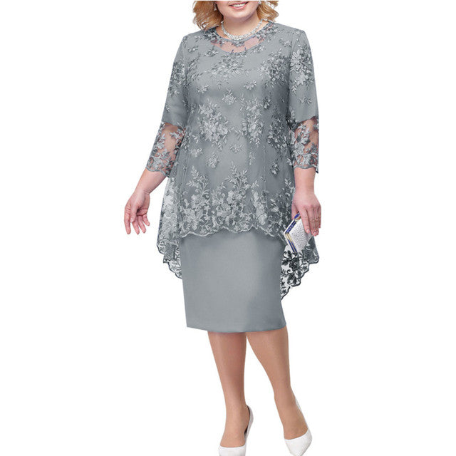 Royal Blue Lace Mother Of The Bride Dresses